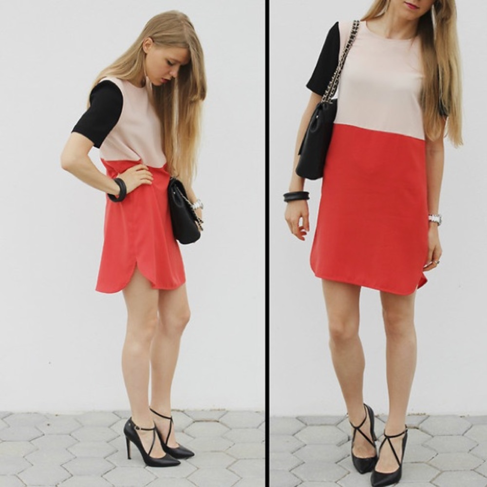 Zara Color block dress